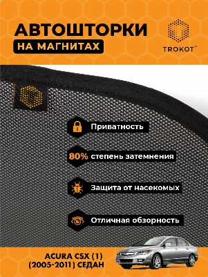 Acura CSX (1) (2005-2011) Седан Комплект на передние двери STANDART